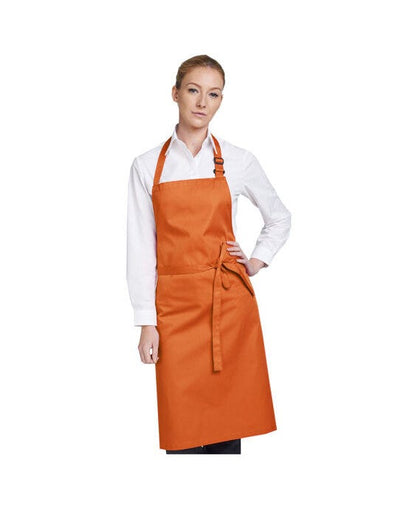 Dennys DP200 Multi-Coloured Bib Apron - Orange
