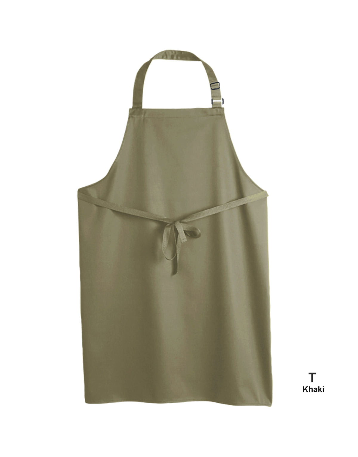Dennys DP200 Multi-Coloured Bib Apron - Khaki