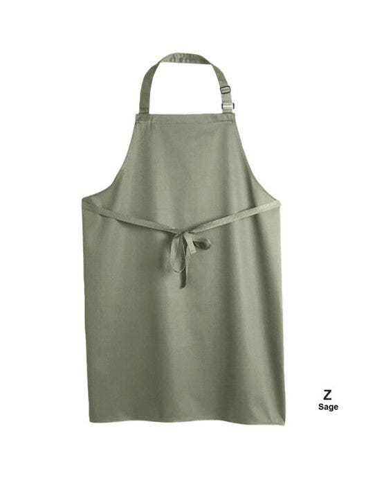 Dennys DP200 Multi-Coloured Bib Apron - Sage