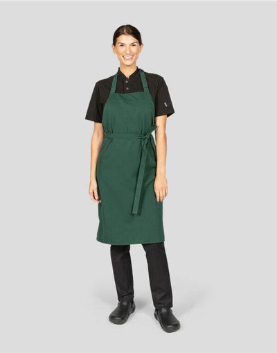 Dennys DP200 Multi-Coloured Bib Apron - Bottle Green