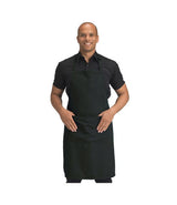 Dennys DP210 Black plain Recycled Bib Apron with Pocket