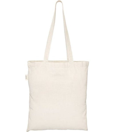 EcoTote ECO001 Natural plain Recycled Cotton Blend Tote