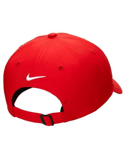 Nike FB6452 DF Structured Blank Front Cap - University Red/White
