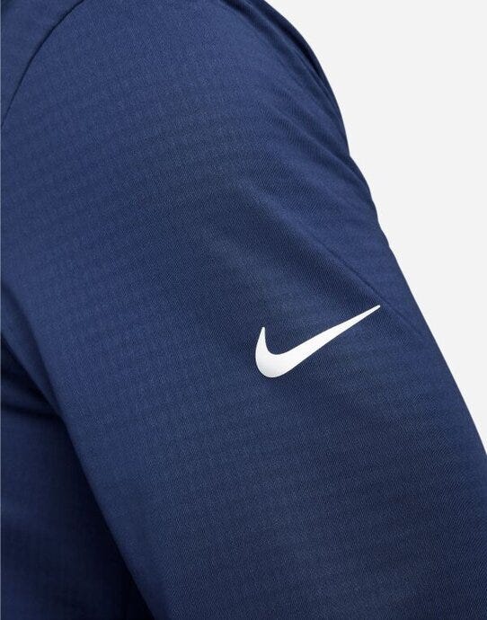 Nike FD5837 Dri-FIT 1/2 Zip Golf Top - Midnight Navy/White