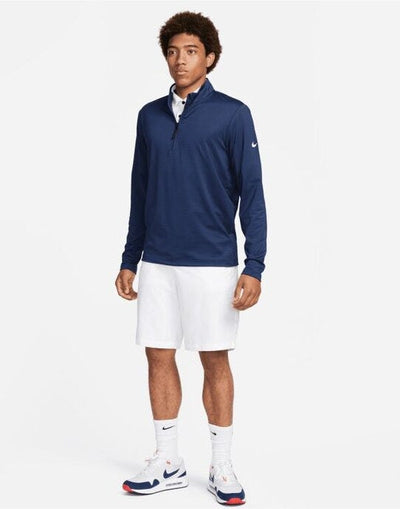Nike FD5837 Dri-FIT 1/2 Zip Golf Top - Midnight Navy/White