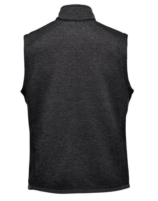 Stormtech FHV-1 Mens Avalanche FZ Fleece Vest - Black Heather