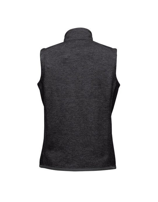 Stormtech FHV-1W Lady Avalanche FZ Fleece Vest - Black Heather