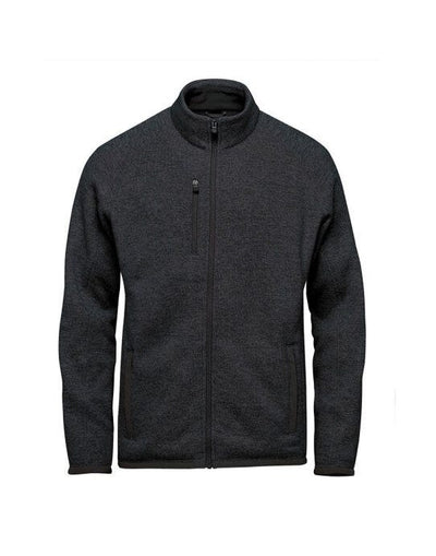 Stormtech FHZ-1 Mens Avalanche FZ Fleece Jkt - Black Heather
