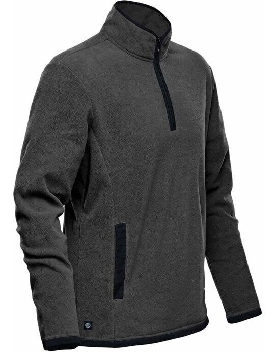 Stormtech FPL-1 Men Shasta Tech Fleece 1/4 Zip - Graphite Grey/Black