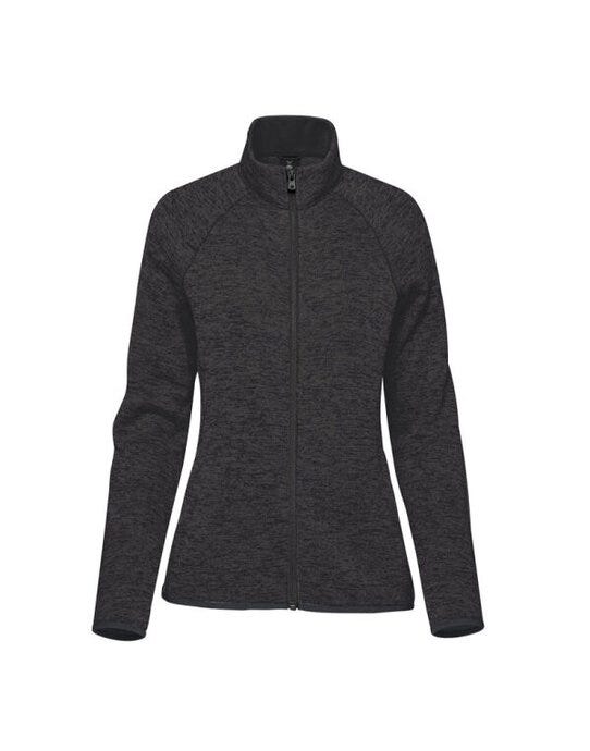 Stormtech FPX-1W Women's Yosemite FZ Fleece Jkt - Black Heather