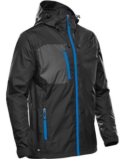 Stormtech GXJ-2 Mens Olympia Shell - Black/ Azure Blue