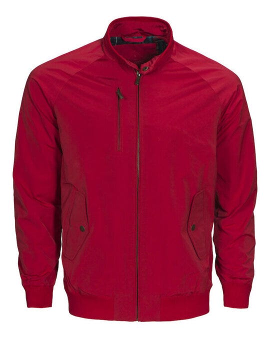 James Harvest HAR2111031 Unisex Harrington Jacket - Red