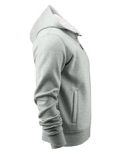 James Harvest HAR2111033 Parkwick Full Zip Hood - Grey Melange