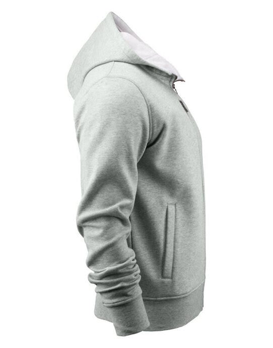 James Harvest HAR2111033 Parkwick Full Zip Hood - Grey Melange