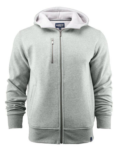 James Harvest HAR2111033 Parkwick Full Zip Hood - Grey Melange