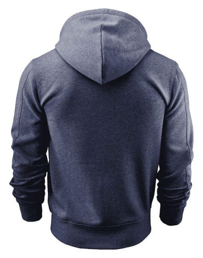 James Harvest HAR2111033 Parkwick Full Zip Hood - Dark Blue Melange
