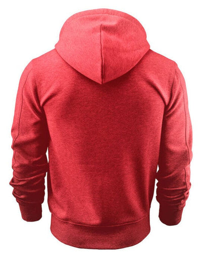 James Harvest HAR2111033 Parkwick Full Zip Hood - Red Melange