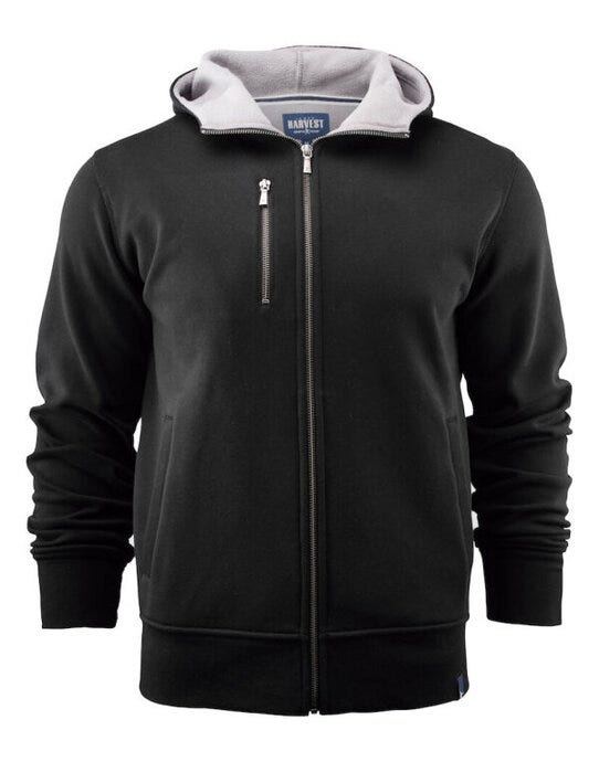 James Harvest HAR2111033 Parkwick Full Zip Hood - Black