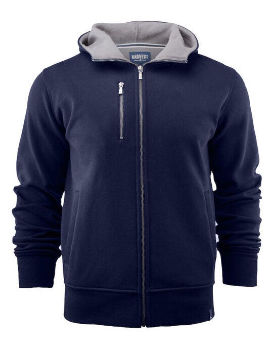 James Harvest HAR2111033 Parkwick Full Zip Hood - Navy