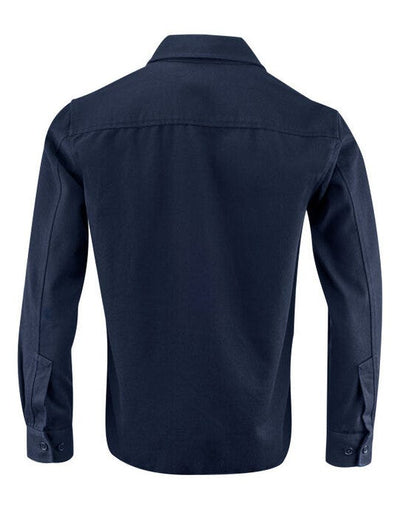 James Harvest HAR2111040 Highwoods Unisex Overshirt - Navy