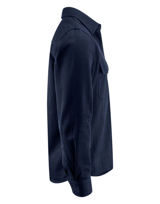 James Harvest HAR2111040 Highwoods Unisex Overshirt - Navy