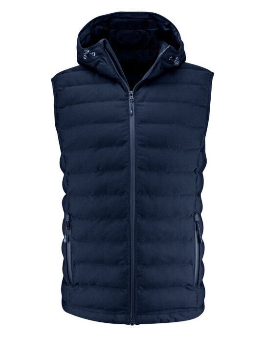 James Harvest HAR2111043 Woodlake Heights Vest - Navy