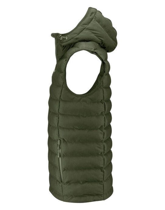James Harvest HAR2111043 Woodlake Heights Vest - Moss Green