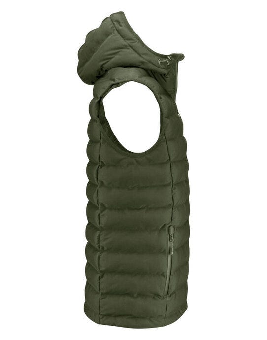 James Harvest HAR2111043 Woodlake Heights Vest - Moss Green