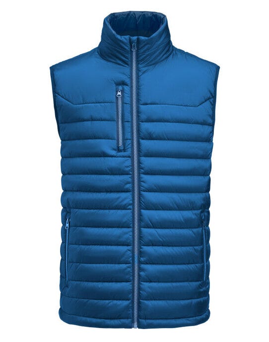 James Harvest HAR2111051 Meadows Vest - Blue
