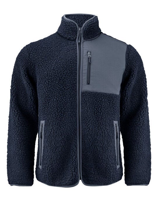 James Harvest HAR2111500 Kingsley Sherpa Fleece - Navy