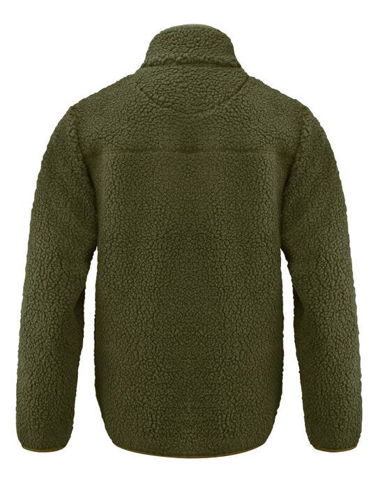 James Harvest HAR2111500 Kingsley Sherpa Fleece - Moss Green