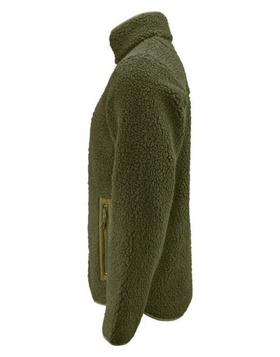 James Harvest HAR2111500 Kingsley Sherpa Fleece - Moss Green