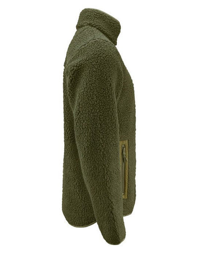 James Harvest HAR2111500 Kingsley Sherpa Fleece - Moss Green