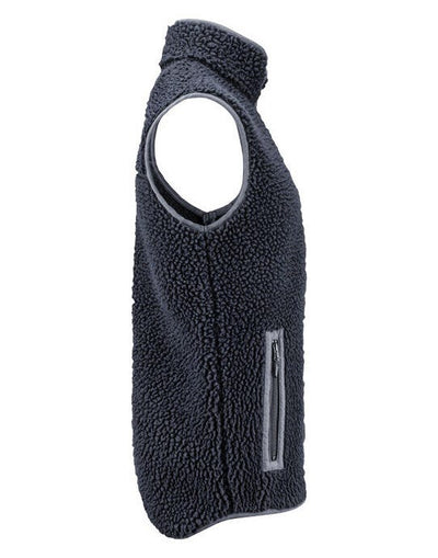 James Harvest HAR2111501 Kingsley Fleece Vest - Navy