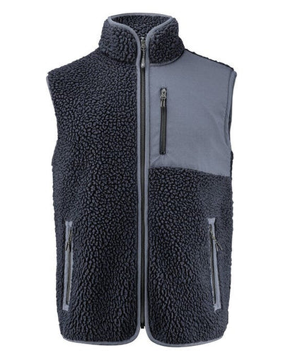 James Harvest HAR2111501 Kingsley Fleece Vest - Navy