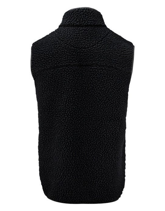 James Harvest HAR2111501 Kingsley Fleece Vest - Black