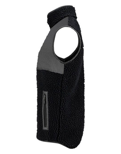 James Harvest HAR2111501 Kingsley Fleece Vest - Black
