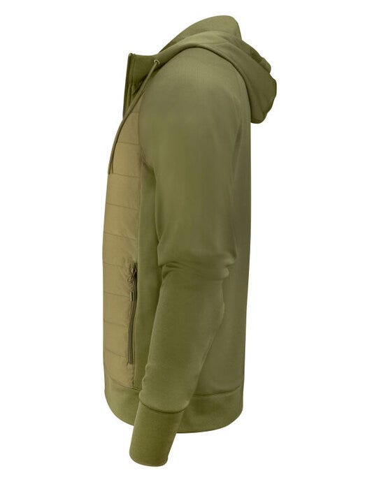 James Harvest HAR2112032 Keyport Hooded Sweat - Moss Green