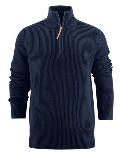 James Harvest HAR2112505 Flatwillow Heavy Knit - Navy