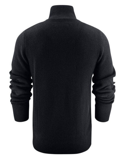 James Harvest HAR2112511 Brockway Knitted Cardigan - Black
