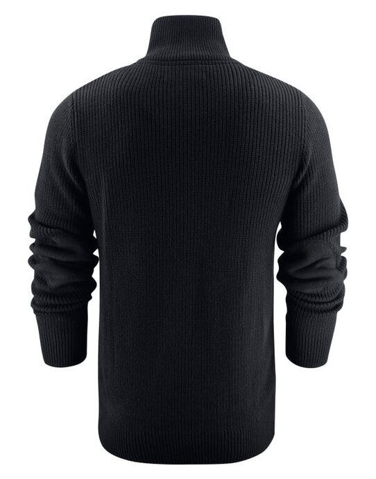 James Harvest HAR2112511 Brockway Knitted Cardigan - Black