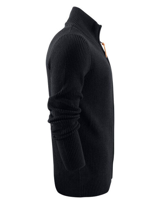 James Harvest HAR2112511 Brockway Knitted Cardigan - Black