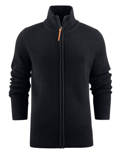James Harvest HAR2112511 Brockway Knitted Cardigan - Black