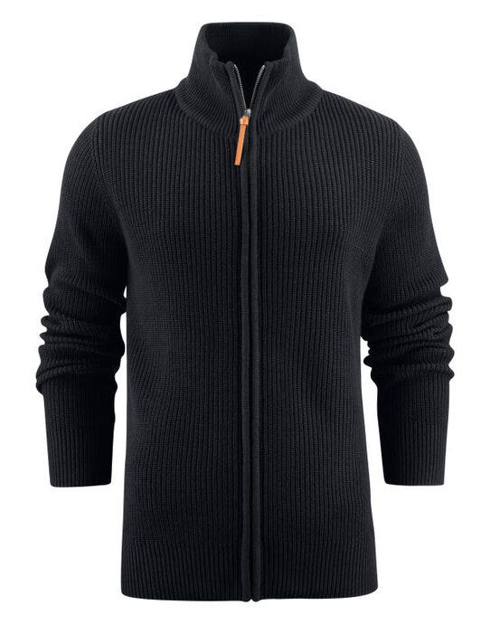 James Harvest HAR2112511 Brockway Knitted Cardigan - Black