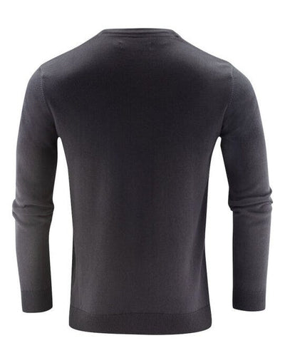 James Harvest HAR2112512 Ashland U-Neck Knit Sweat - Black