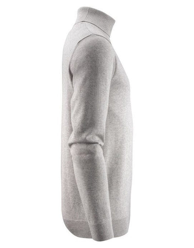 James Harvest HAR2112513 Ashland Turtle Neck Knit - Grey Melange
