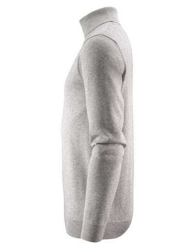 James Harvest HAR2112513 Ashland Turtle Neck Knit - Grey Melange