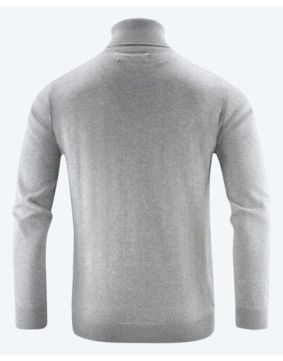 James Harvest HAR2112513 Ashland Turtle Neck Knit - Grey Melange