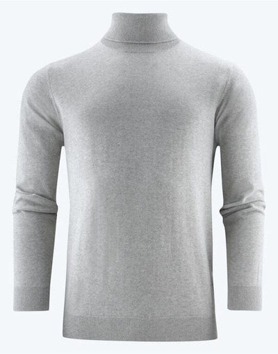 James Harvest HAR2112513 Ashland Turtle Neck Knit - Grey Melange