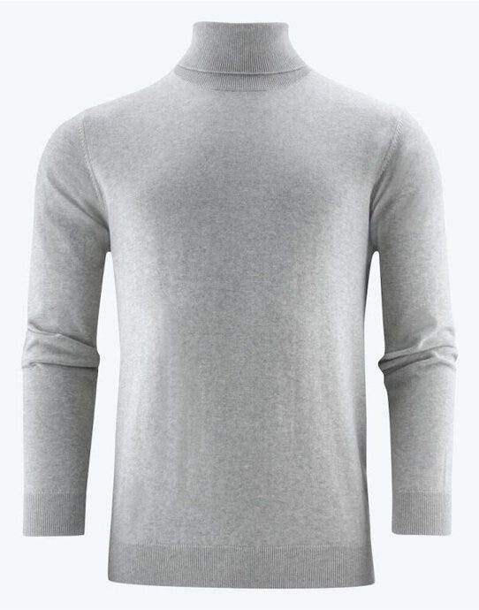 James Harvest HAR2112513 Ashland Turtle Neck Knit - Grey Melange
